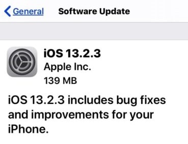 ابل تطلق تحديث iOS 13.2.3 لإصلاح عدة مشاكل في النظام